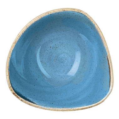 Bols triangulaires Stonecast Cornflower Blue 184mm (Lot de 12) - Churchill