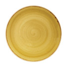 Assiettes rondes Stonecast Mustard Seed Yellow 260mm (Lot de 12) - Churchill