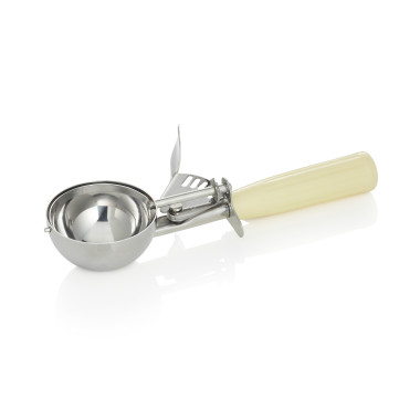 Acier inox 18/8, Polypropylène Portionneuse 22 cm 6,5 cm 90 ml manche crème inox 18/8 professionnel - Was Germany  au meilleur p