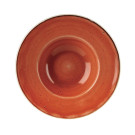 Bols à bord large Stonecast Spiced Orange 239mm (Lot de 12) - Churchill