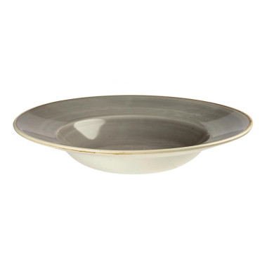 Bols à bord large Stonecast Peppercorn Grey 277mm (Lot de 12) - Churchill