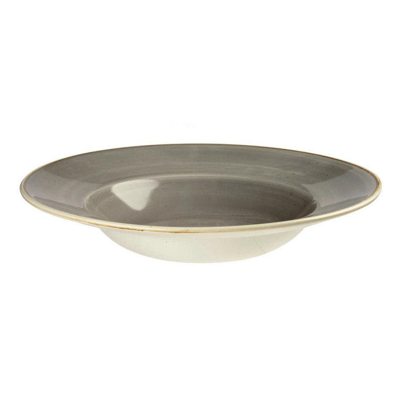 Bols à bord large Stonecast Peppercorn Grey 277mm (Lot de 12) - Churchill