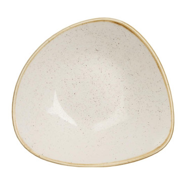 Bols triangulaires Stonecast Barley White 228mm (Lot de 12) - Churchill