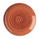 Assiettes rondes Stonecast Spiced Orange 260mm (Lot de 12) - Churchill