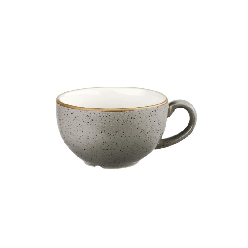 Tasses à cappuccino Stonecast Peppercorn Grey 354ml (Lot de 12) - Churchill