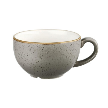 Tasses à cappuccino Stonecast Peppercorn Grey 236ml (Lot de 12) - Churchill