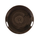 Assiettes avec rebord Stonecast Patina Black 288mm (Lot de 12) - Churchill