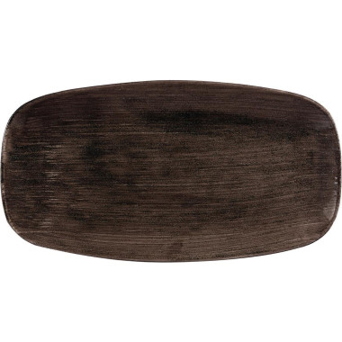 Assiettes oblongues Stonecast Patina 355mm (Lot de 6) - Churchill