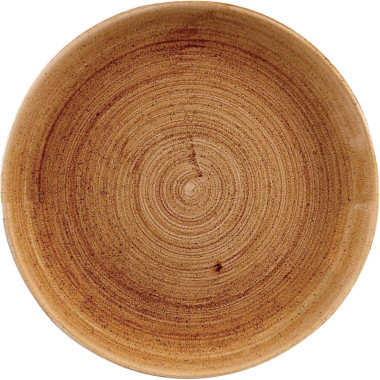 Assiettes rondes Stonecast Patina Vintage Copper 260mm (Lot de 12) - Churchill