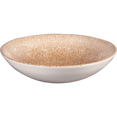 Assiettes coupe ronde Studio Prints Raku Garnet Orange 182mm (Lot de 12) - Churchill