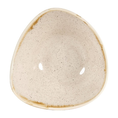 Bols triangulaires Stonecast Nutmeg Cream 185mm (Lot de 12) - Churchill