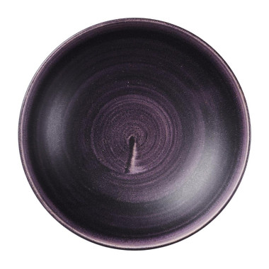 Assiettes coupes rondes Stonecast Patina Purple 182mm (Lot de 12) - Churchill