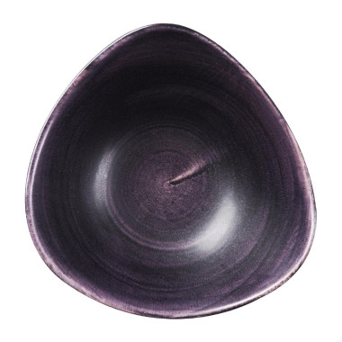 Bols triangulaires Stonecast Patina Purple 235mm (Lot de 12) - Churchill