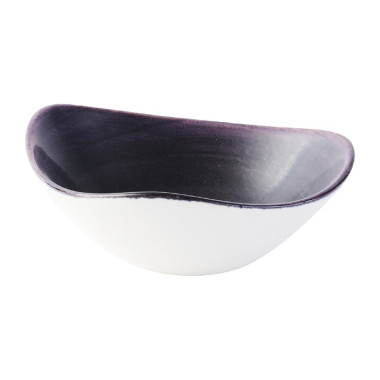 Bols triangulaires Stonecast Patina Purple 235mm (Lot de 12) - Churchill