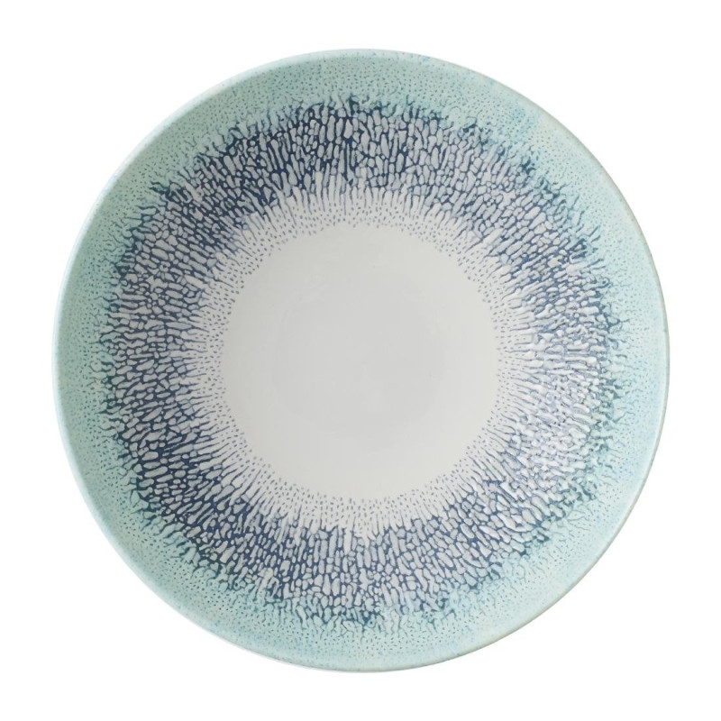 Assiettes coupes rondes Studio Prints Fusion Blue 182mm (Lot de 12) - Churchill