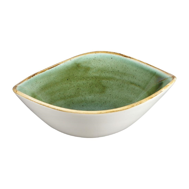Bols triangulaires Stonecast Samphire Green 185mm (Lot de 12) - Churchill