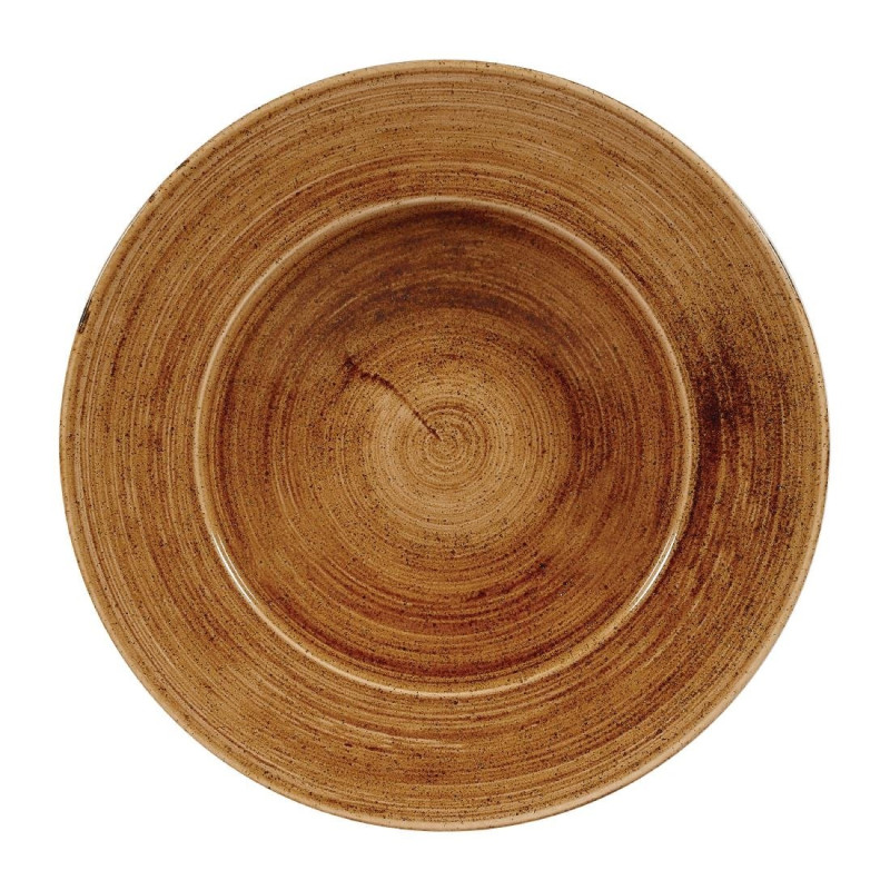 Bols à bord large Stonecast Patina Vintage Copper 468ml (Lot de 12) - Churchill
