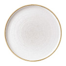 Assiettes avec rebord Stonecast Barley White 210mm (Lot de 6) - Churchill