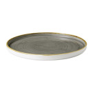 Assiettes avec rebord Stonecast Peppercorn Grey 260mm (Lot de 6) - Churchill