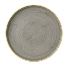 Assiettes avec rebord Stonecast Peppercorn Grey 210mm (Lot de 6) - Churchill