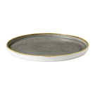 Assiettes avec rebord Stonecast Peppercorn Grey 210mm (Lot de 6) - Churchill