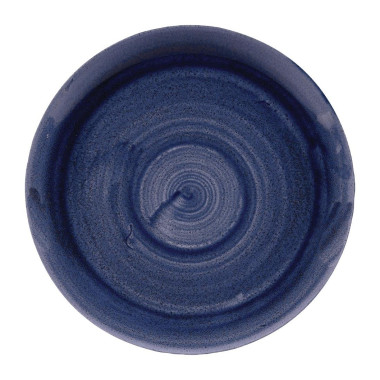 Assiettes rondes Stonecast Patina Cobalt 288mm (Lot de 12) - Churchill