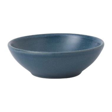 Bols à soupe peu profonds Super Vitrified Nourish Oslo Blue 200ml (Lot de 12) - Churchill