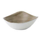 Bols triangulaires Stonecast Patina Lotus Antique Taupe 178mm (Lot de 12) - Churchill