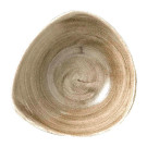 Bols triangulaires Stonecast Patina Lotus Antique Taupe 178mm (Lot de 12) - Churchill