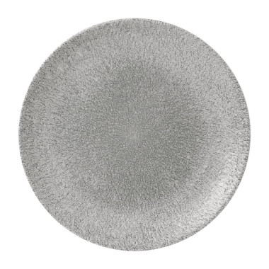 Assiettes rondes Raku Evolve Jasper Grey 260mm (Lot de 12) - Churchill