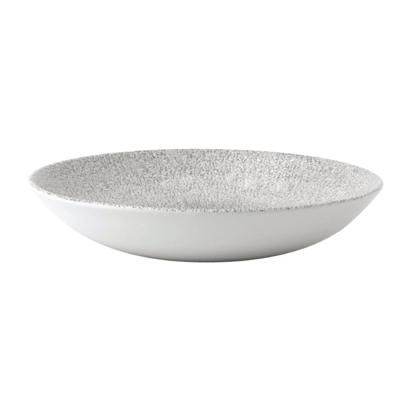 Assiettes coupes rondes Raku Evolve Jasper Grey 248mm (Lot de 12) - Churchill