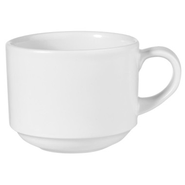 Tasses empilables White 227ml (Lot de 12) - Churchill