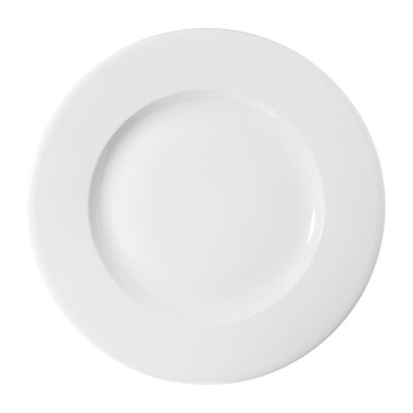 Assiettes à bord large White 236mm (Lot de 12) - Churchill