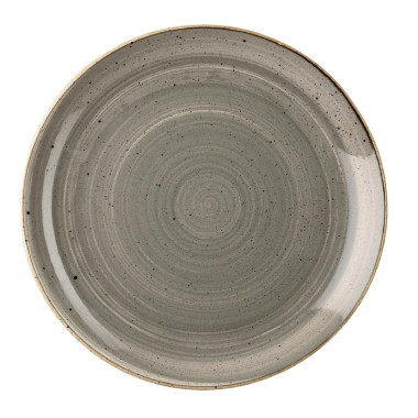 Assiettes rondes Stonecast Grey Evolve 324mm (Lot de 6) - Churchill