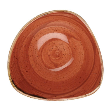 Bols triangulaires Stonecast Spiced Orange Lotus 153mm (Lot de 12) - Churchill