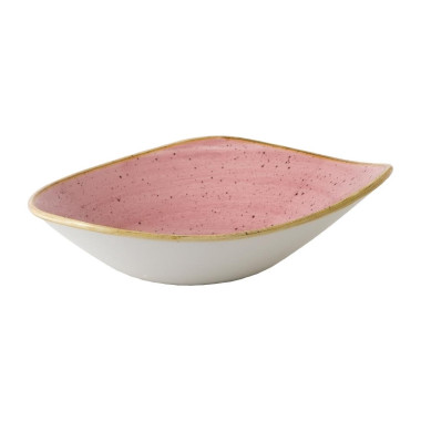Bols triangulaires Stonecast Petal Pink 235mm (Lot de 12) - Churchill