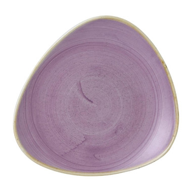 Assiettes triangulaires Stonecast Lavender Lotus 228mm (Lot de 12) - Churchill