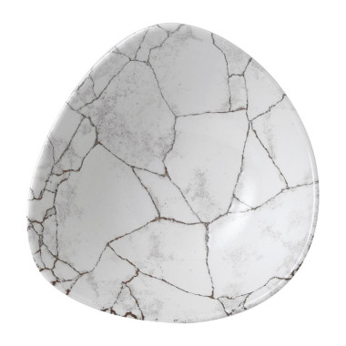 Bols triangulaires Studio Prints Kintsugi Agate Grey Lotus 177mm (Lot de 12) - Churchill