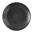 Assiettes rondes Stonecast Raw Evolve Black 165mm (Lot de 12) - Churchill