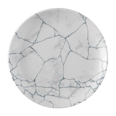 Assiettes rondes Studio Prints Kintsugi Pearl Evolve Grey 260mm (Lot de 12) - Churchill