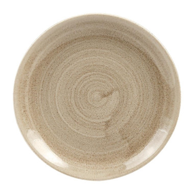 Assiettes rondes Stonecast Patina Antique Taupe 165mm (Lot de 11) - Churchill