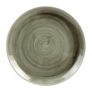 Assiettes rondes Stonecast Patina Antique Green 260mm (Lot de 12) - Churchill