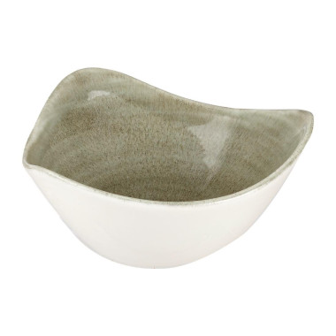 Bols triangulaires Stonecast Patina Antique Green 153mm (Lot de 12) - Churchill