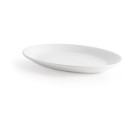 Plateaux ovales blancs Whiteware 305mm (lot de 12) - Churchill