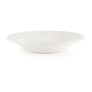 Assiette à pâtes blanche (Lot de 12) - Churchill