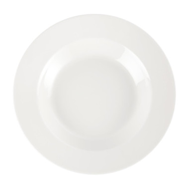 Assiette à pâtes blanche (Lot de 12) - Churchill