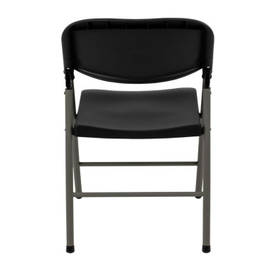 Chaises pliantes noires et grises (Lot de 2) - Bolero