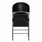 Chaises pliantes noires et grises (Lot de 2) - Bolero