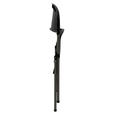 Chaises pliantes noires et grises (Lot de 2) - Bolero