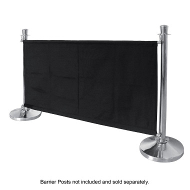 Barrière en toile noire - Bolero